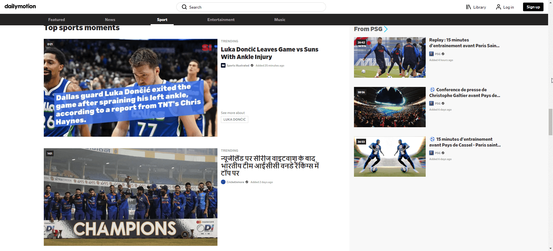 11 Best WordPress Video Hosting Solutions Dailymotion video platform homepage