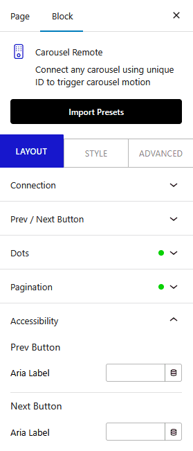 How to Connect WordPress Blocks with Carousel Remote Block?