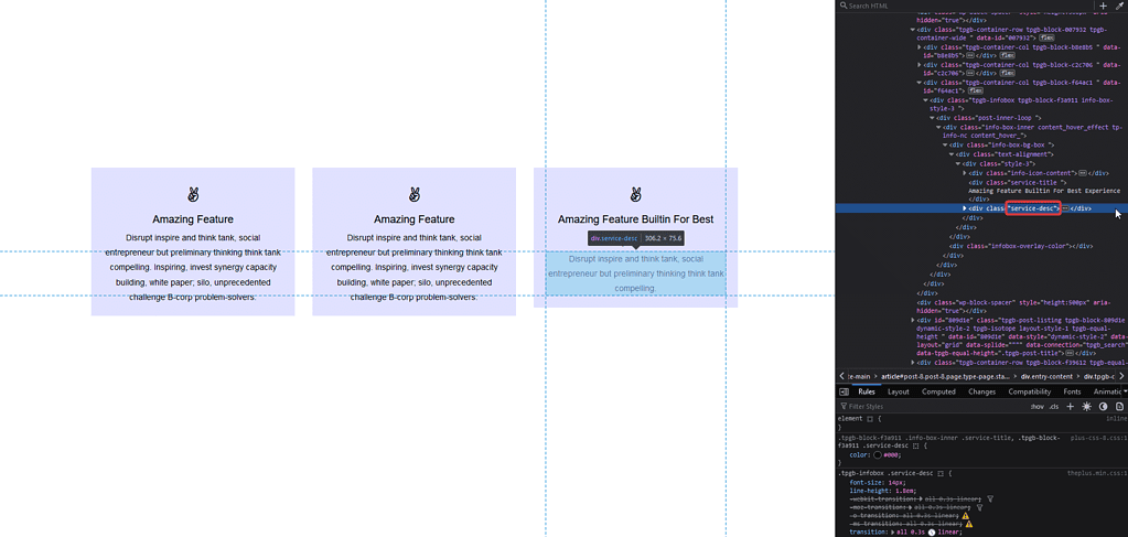 How to Set WordPress Equal Column Height?