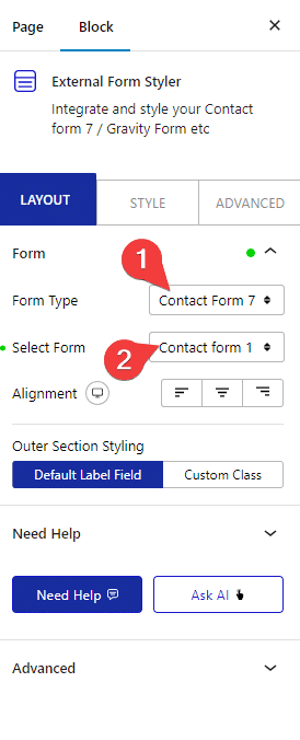 How to Style Contact Form 7 in WordPress (NO CSS)