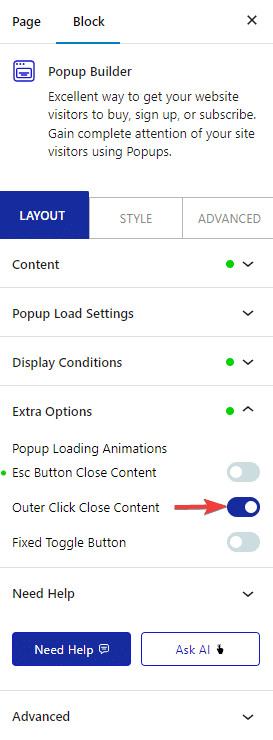 How to close WordPress Popup with the Esc button or by clicking outside? How to close WordPress Popup with the Esc button or by clicking outside?
