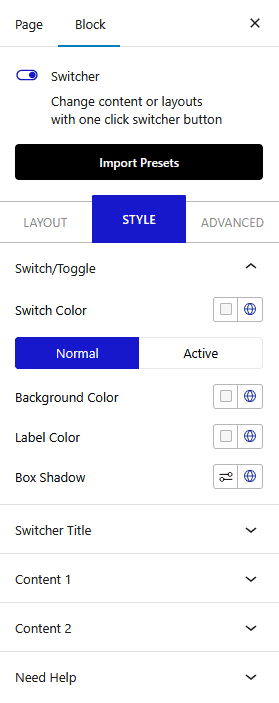 How To Add Switcher Toggle Button in WordPress?