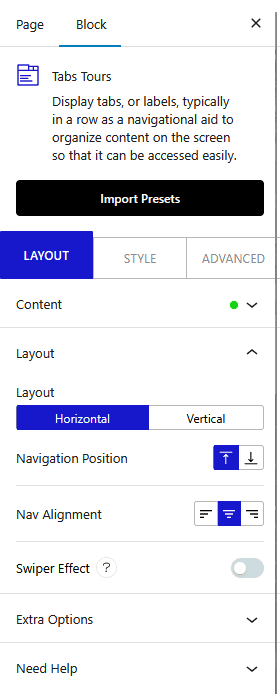 How to Add Tabs on WordPress?