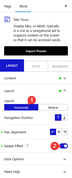 How to change Tabs with Swiper Effect?