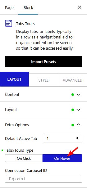 How to Change WordPress Tabs on Hover?