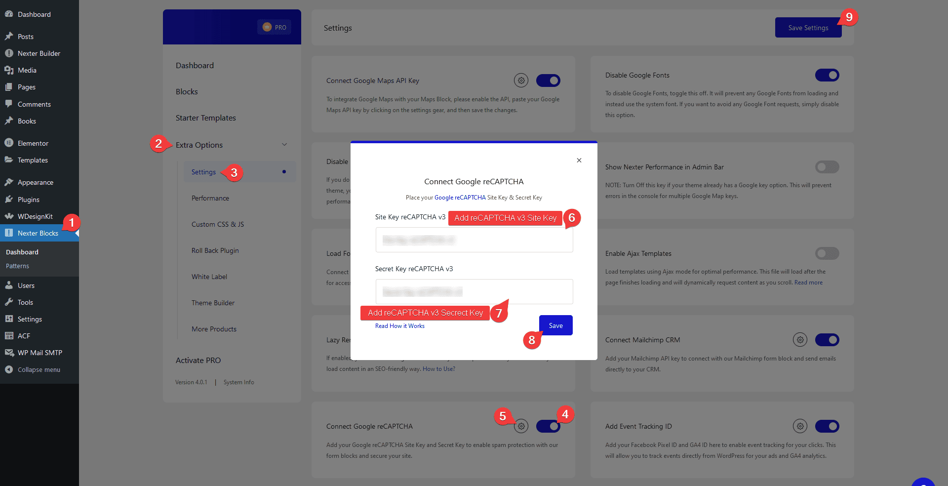 How to add Google reCAPTCHA in WordPress registration form?
