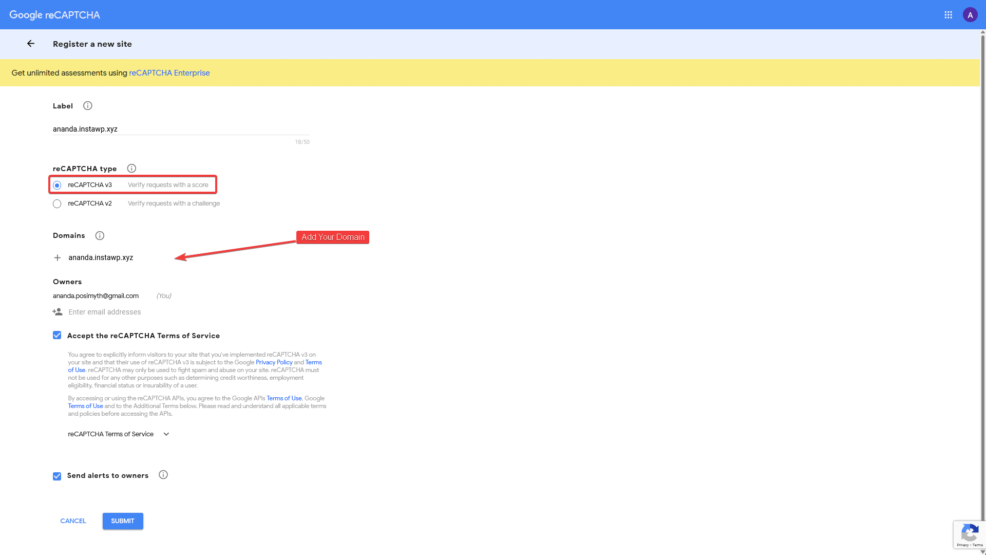 How to add Google reCAPTCHA in WordPress registration form?