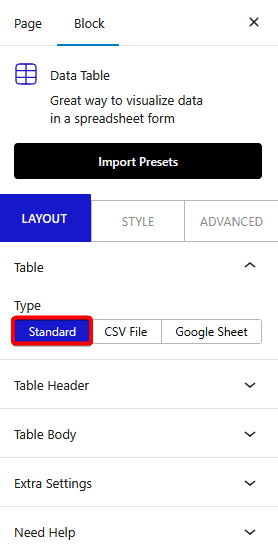 How to add Data Table Block in WordPress? How to add Data Table Block in WordPress?