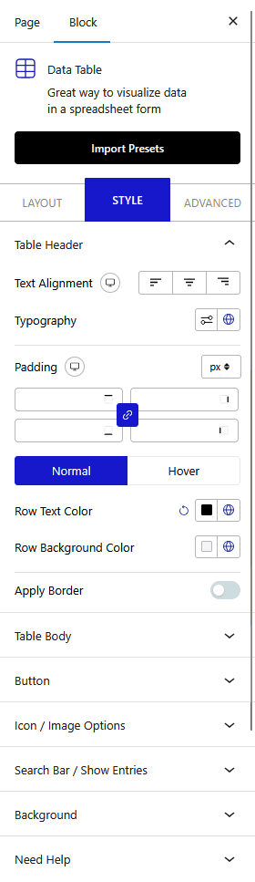 How to add Data Table Block in WordPress? How to add Data Table Block in WordPress?