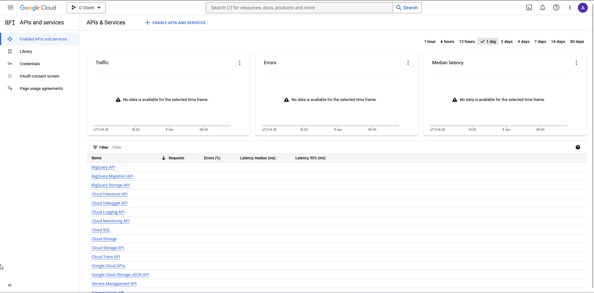 How to Import Data From Google Sheets in WordPress Table? google api key 3