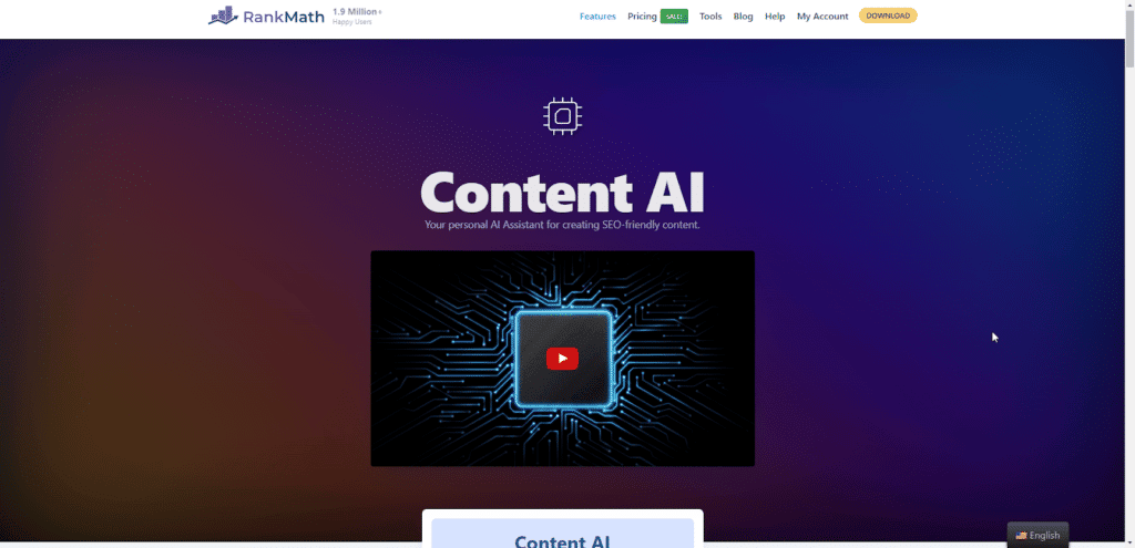 5 Best WordPress SEO Plugins Using AI in 2026 Rank Math Content AI dashboard, best WordPress SEO plugins using AI