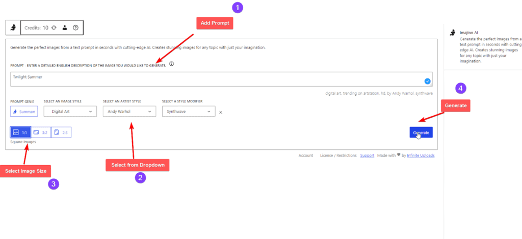 How to Generate AI Images in WordPress