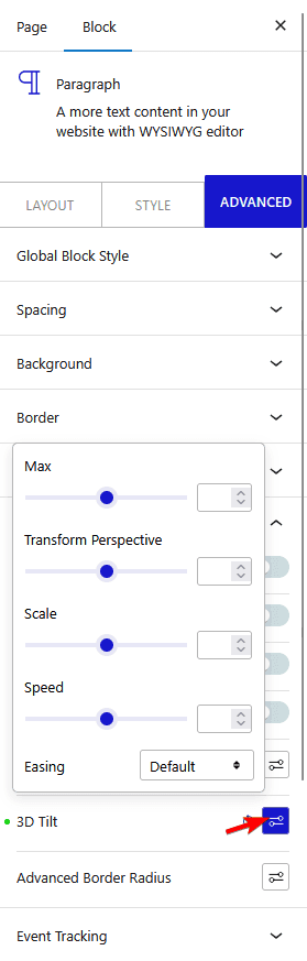 How to Use Advanced Tab in Nexter Blocks?
