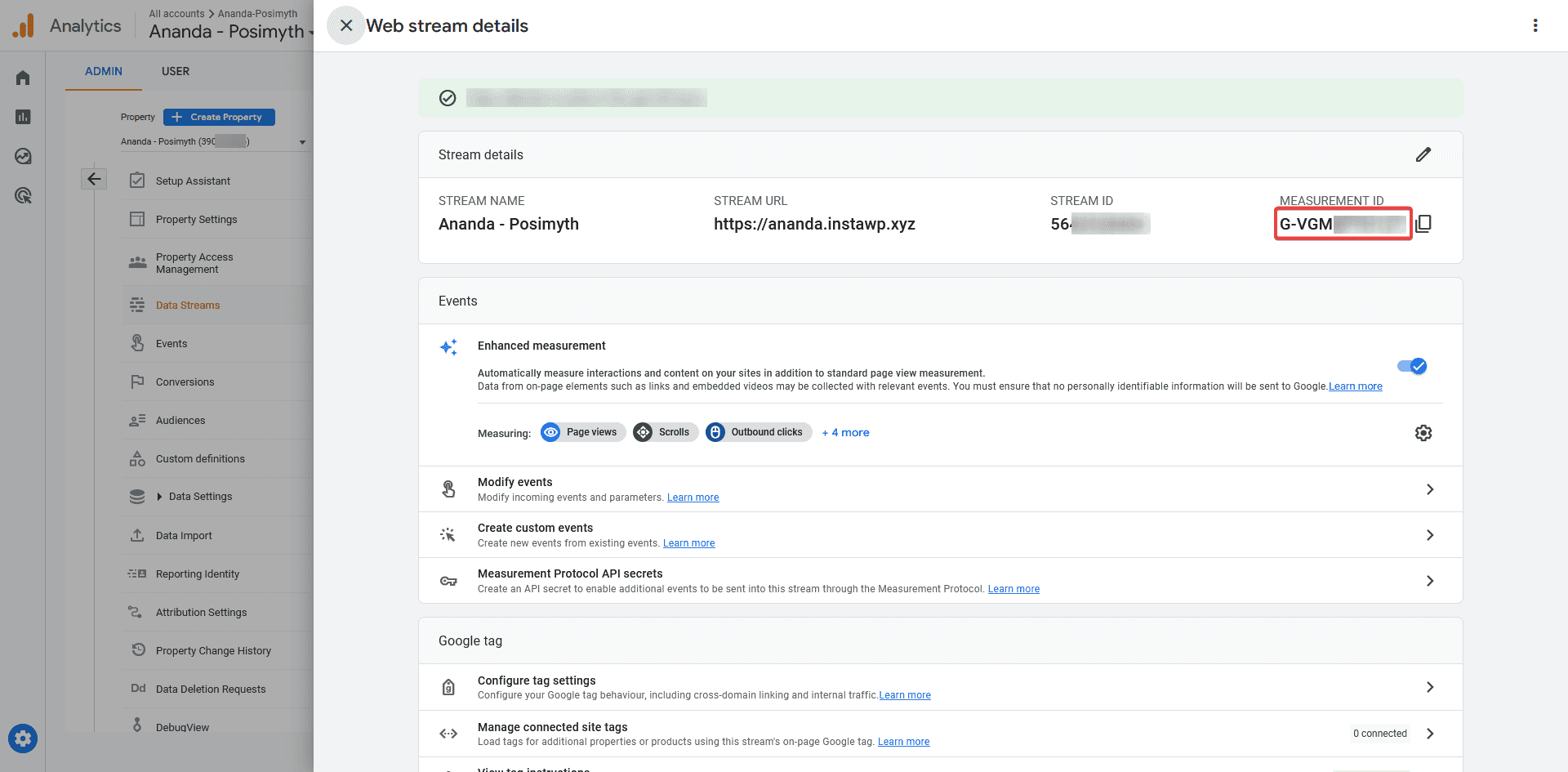 How to Track Google Analytics 4 Events With WordPress? google measurement id 4
