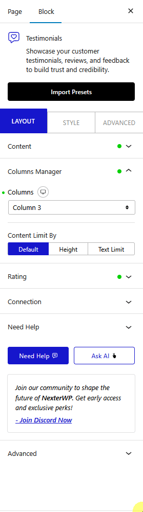 How to Limit Testimonial Reviews Carousel by Text in WordPress?