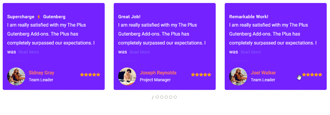 How to Limit Testimonial Reviews Carousel by Text in WordPress?