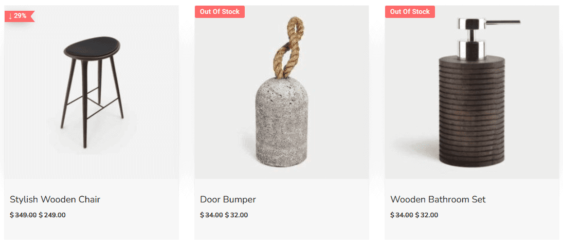 How to Show WooCommerce Products in Grid Layout in WordPress? product listing grid layout demo