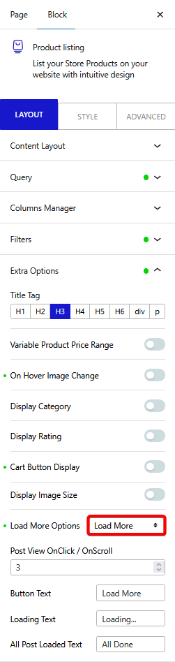 How to Add Load More Button in WooCommerce Products in WordPress? Product Listing Load More Options in Nexter Blocks
