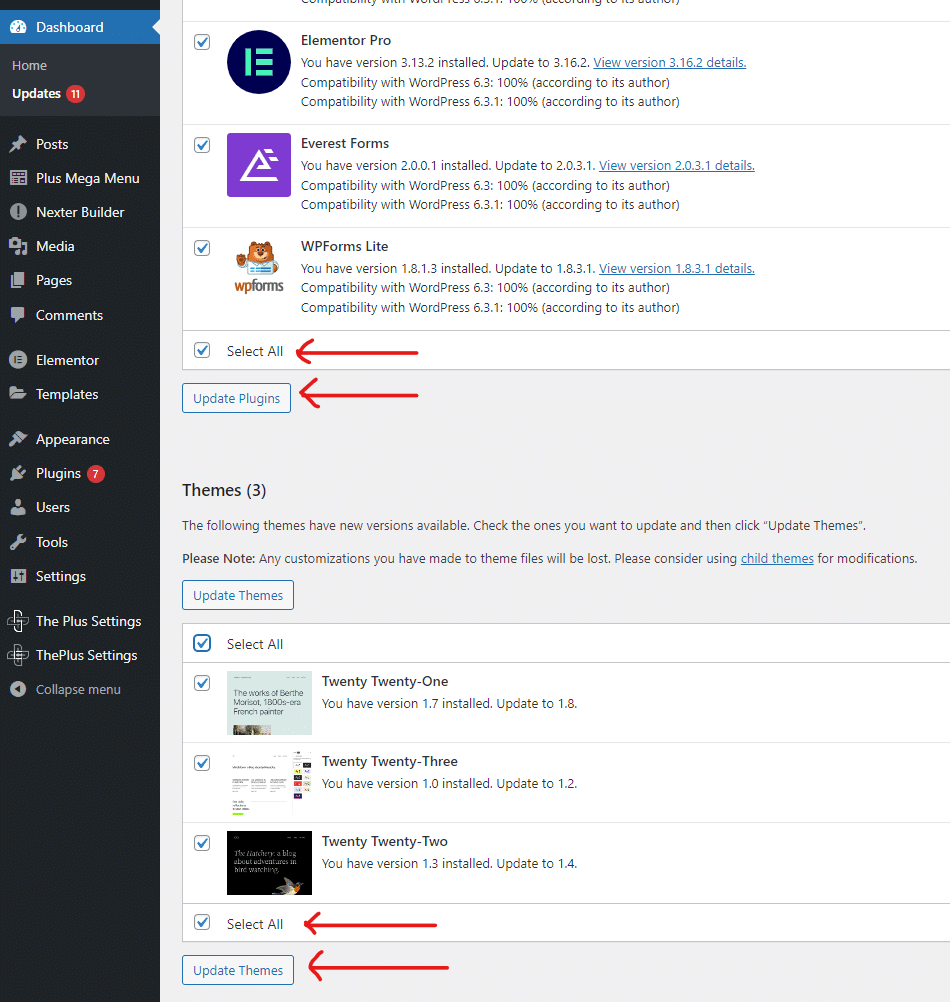 Why Update WordPress Core, Themes and Plugins to the Latest Version? [Beginners Guide]