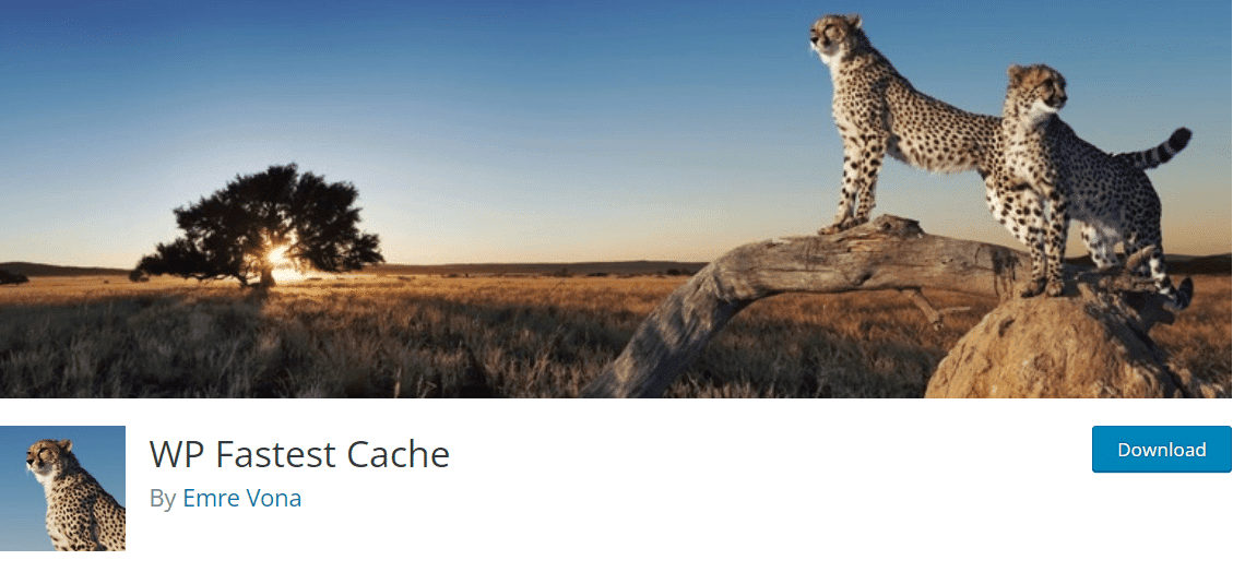 WP Fastest Cache WordPress plugin settings page