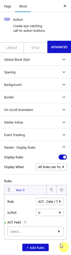 How to Set WordPress Display Conditions Based on Dynamic Custom Fields?