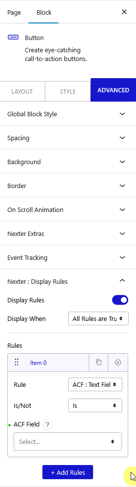 How to Set WordPress Display Conditions Based on Dynamic Custom Fields?