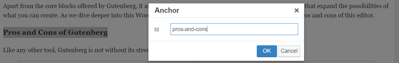 How to Add Anchor Links in WordPress [Free Methods]