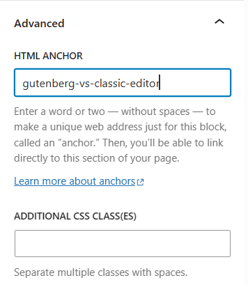 How to Add Anchor Links in WordPress [Free Methods]