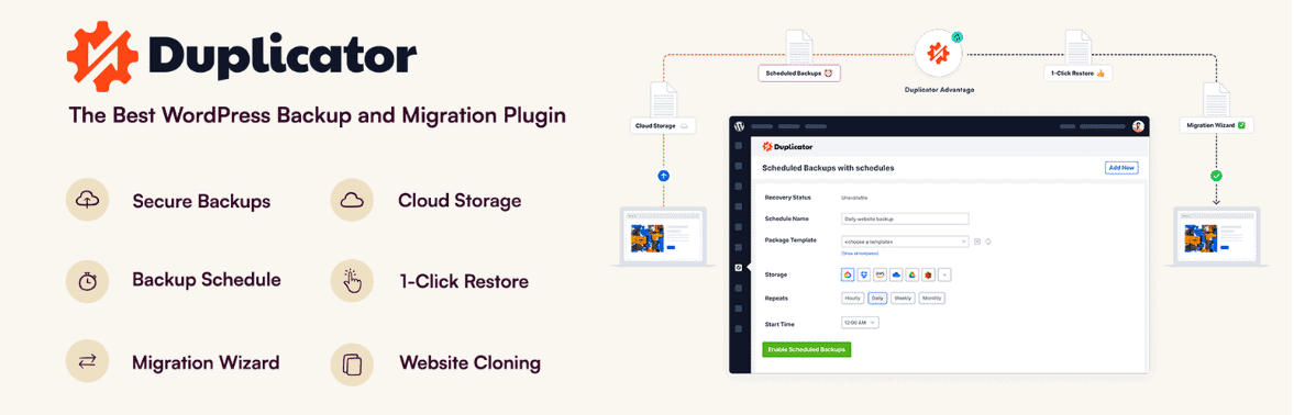 5 Best WordPress Backup Plugins [Protect Data]
