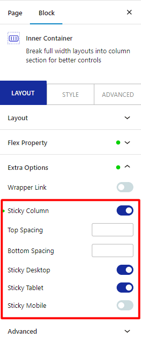 How To Create a Sticky Column in WordPress?