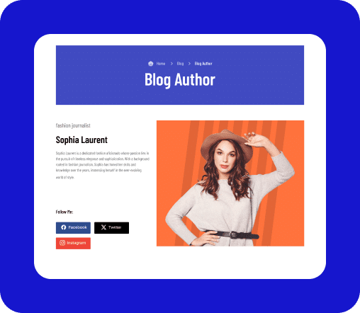 Breadcrumb Bar Block for WordPress Blog Author Page Breadcrumbs