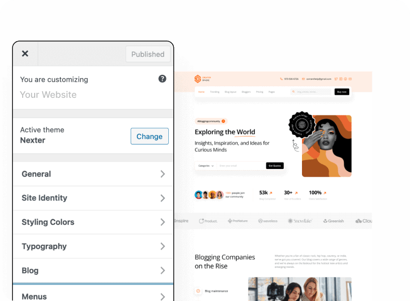 Nexter WordPress Theme - Lightest Starter Theme