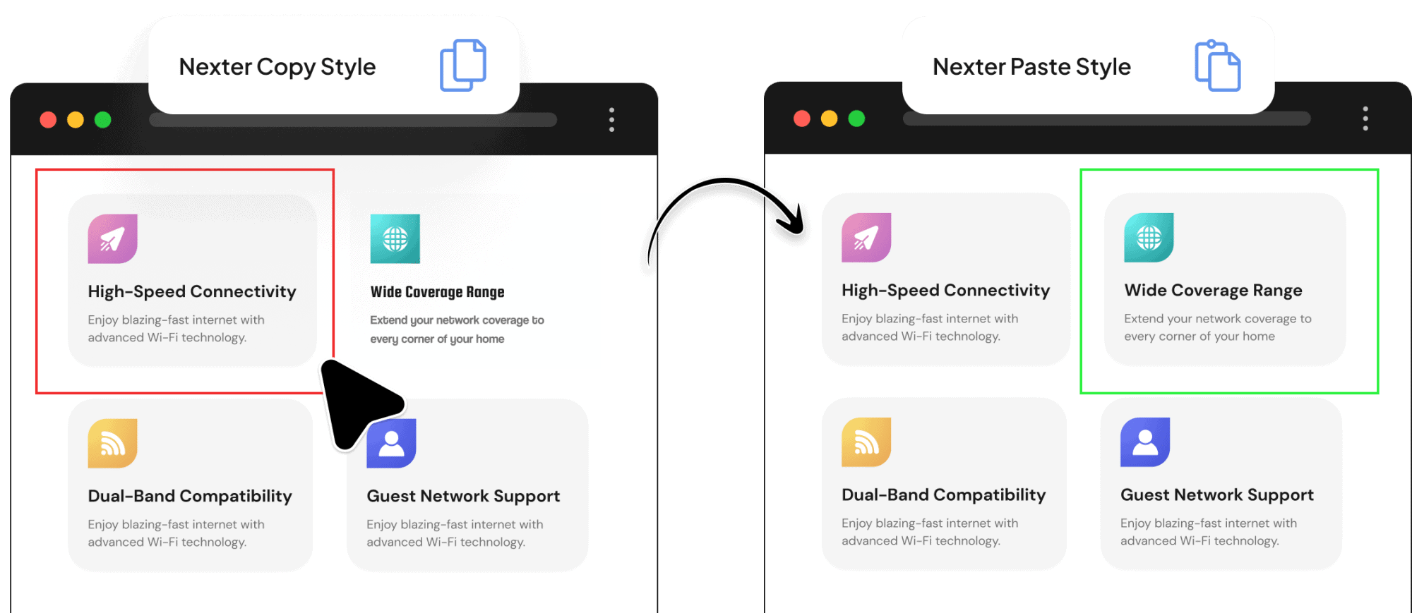 Copy Paste Block Styles For WordPress