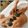 Shape Dividers For WordPress Hot Stone Therapy