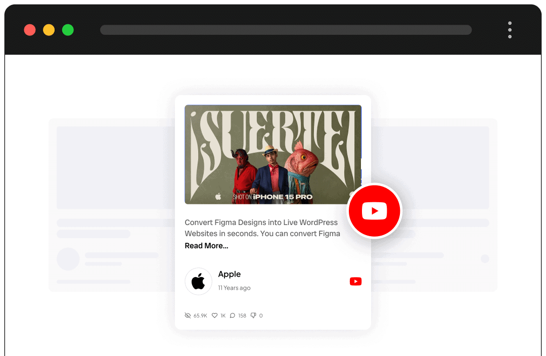 Social Feed Block For WordPress