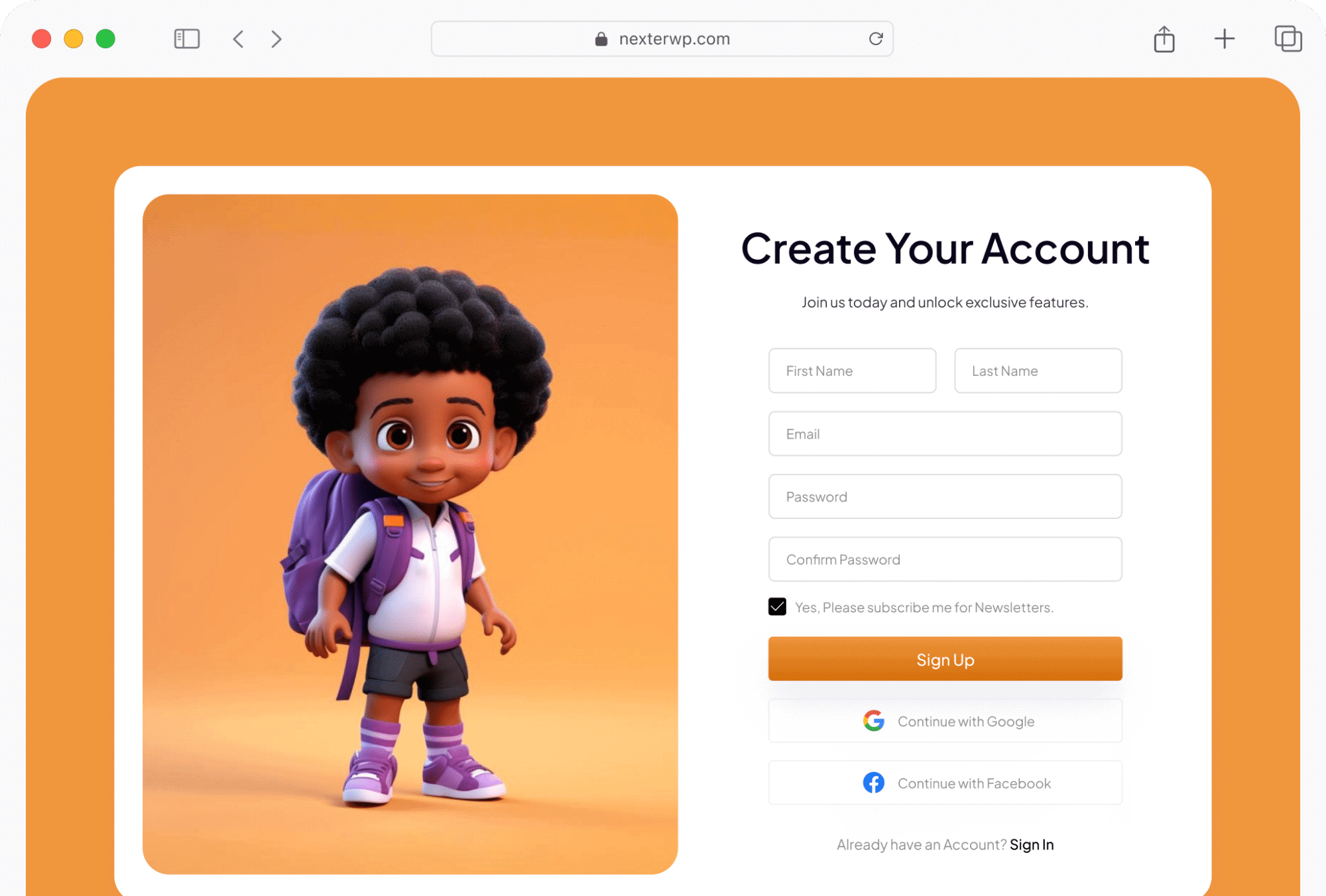Registration Form Block For WordPress After register-image