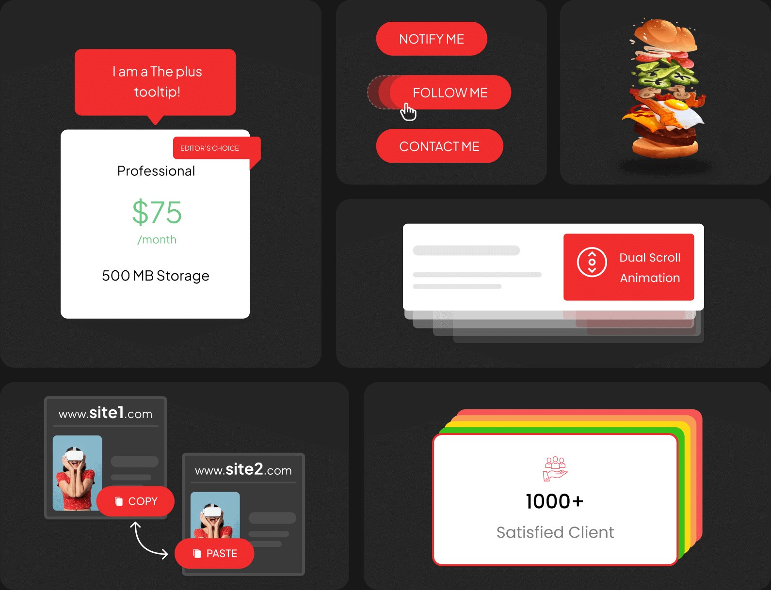 Nexter Blocks - 90+ Fastest WordPress Page Builder Blocks Nexterblocks-extras-images