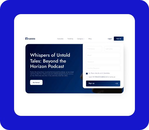 Registration Form Block For WordPress demo-3 -login-sign-up