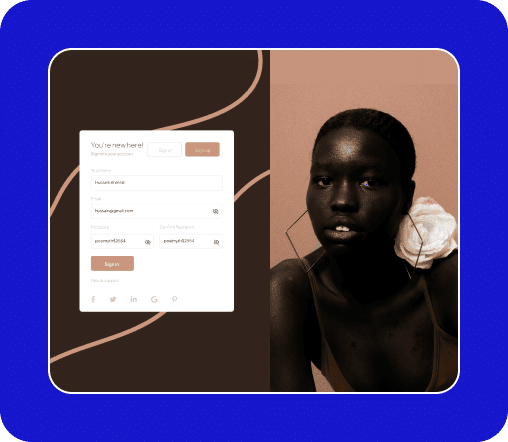 Registration Form Block For WordPress demo-5 -login-sign-up