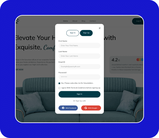 Registration Form Block For WordPress demo-6 -login-sign-up