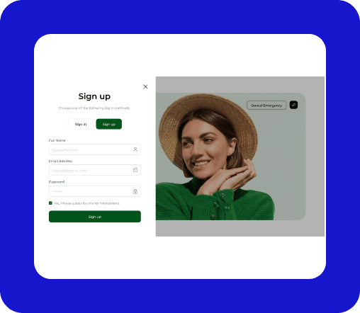 Registration Form Block For WordPress demo-7 -login-sign-up