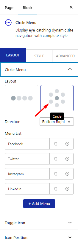How to Create a Circle Menu in WordPress?