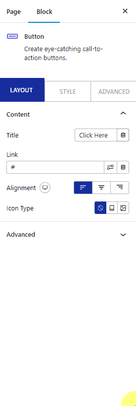 On Scroll Animation settings in Nexter Blocks for WordPress