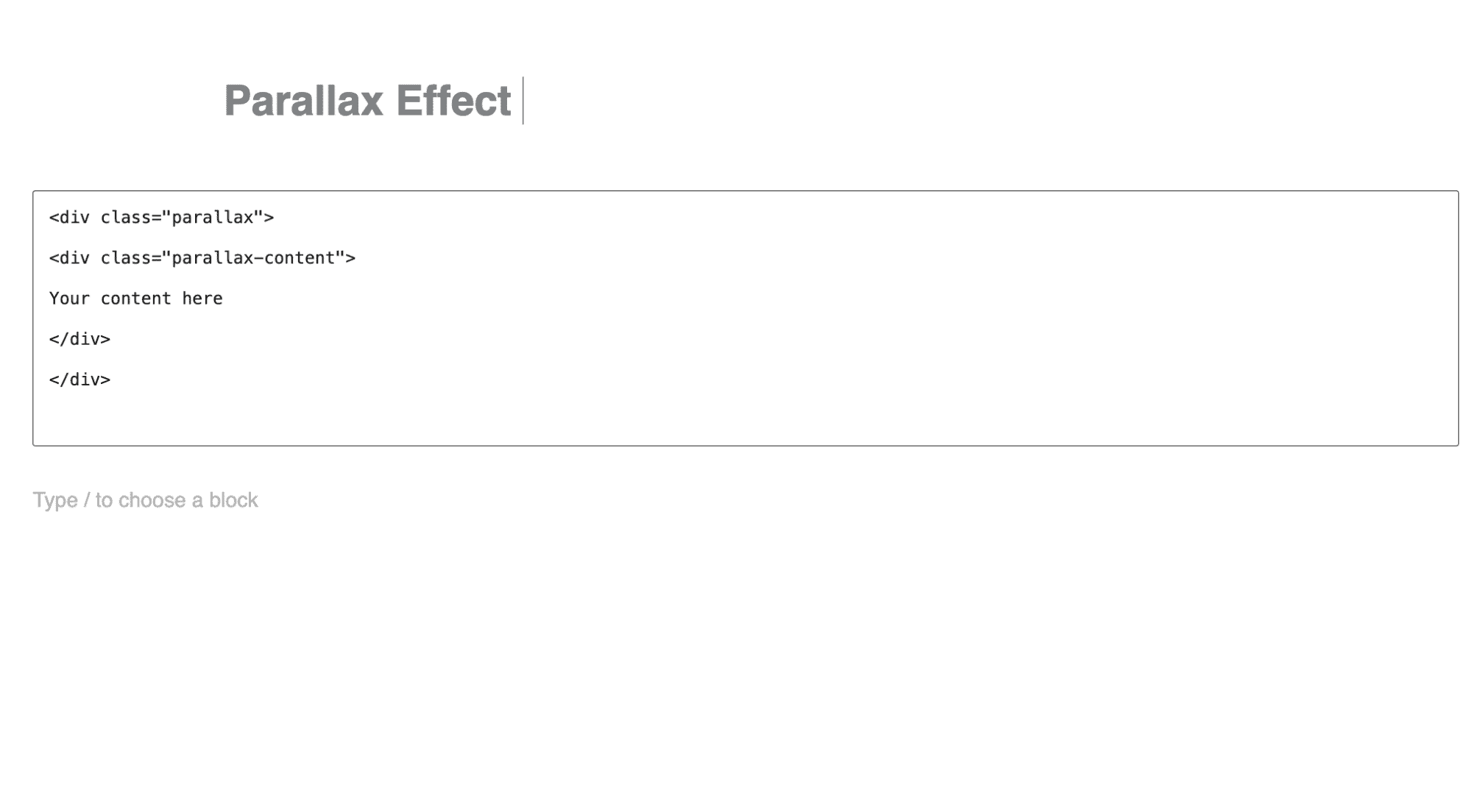 How to Add Parallax Effect in WordPress Site [Easy Methods]