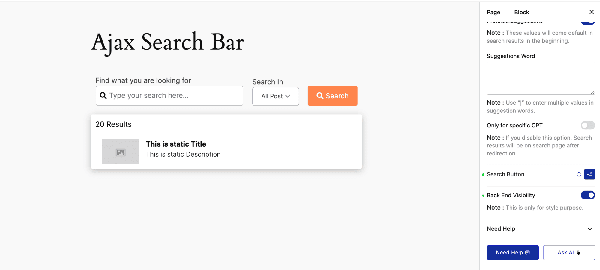 How to Add WordPress Ajax Search Using Plugin [Easy Method]