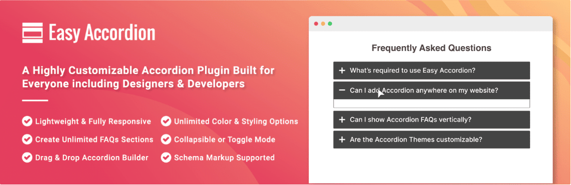 5+ Best WordPress Accordion Plugins [Interactive FAQs]