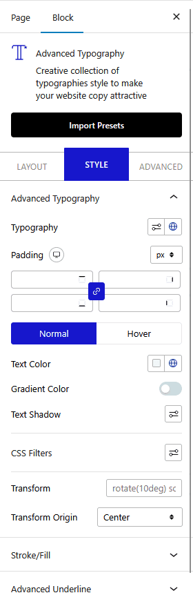 How to Add Advanced Typography in WordPress?
