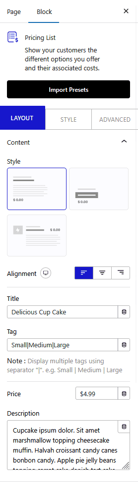 How to Add a Pricing List in WordPress?