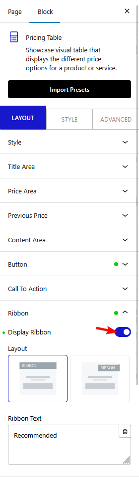 How to Add a Ribbon to a WordPress Pricing Table? (Recommended, Popular Tag)