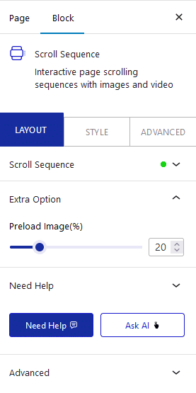 How to Add an Image Scroll Sequence in WordPress?